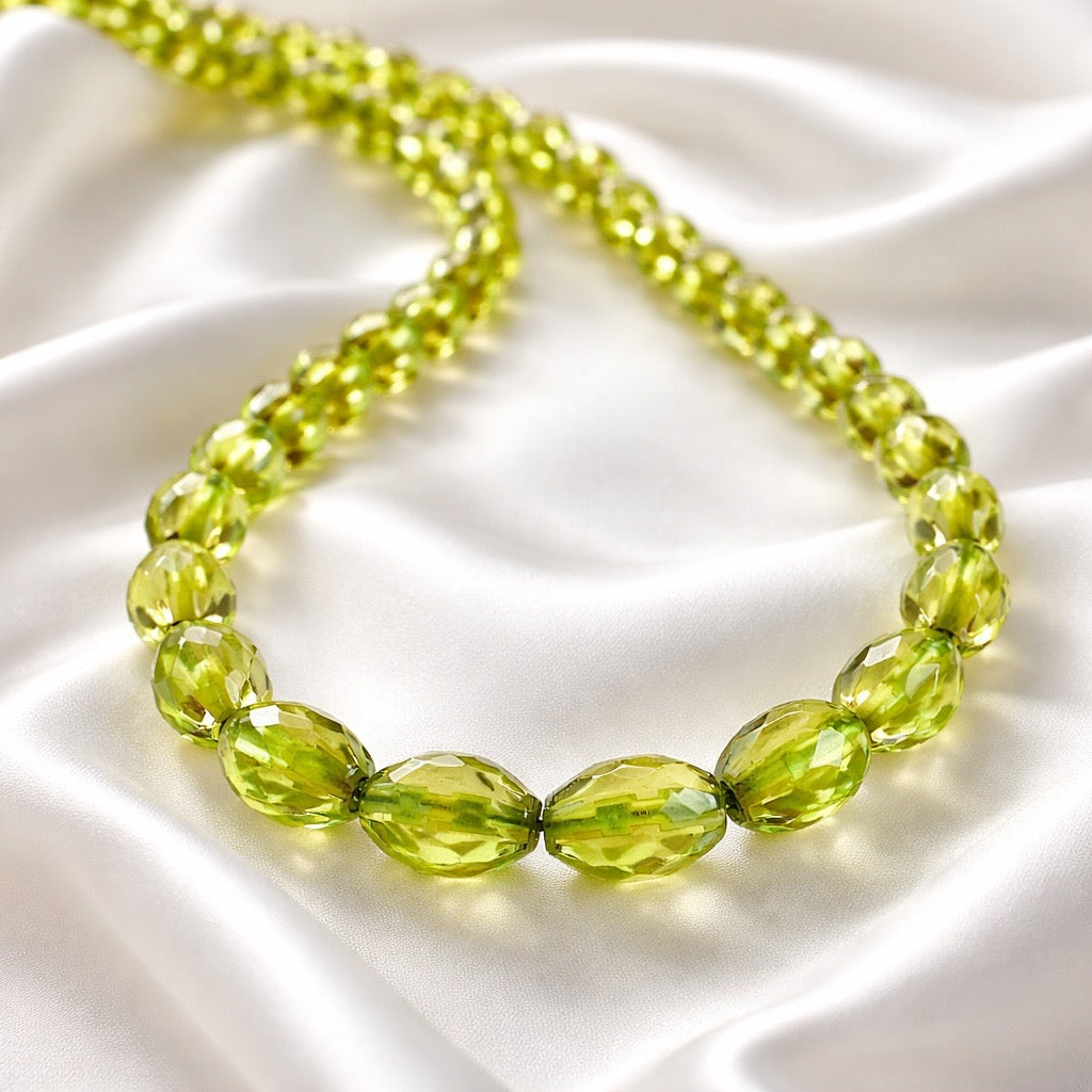 Collier aus karibischem Bernstein facettenreich & voller Leuchtkraft