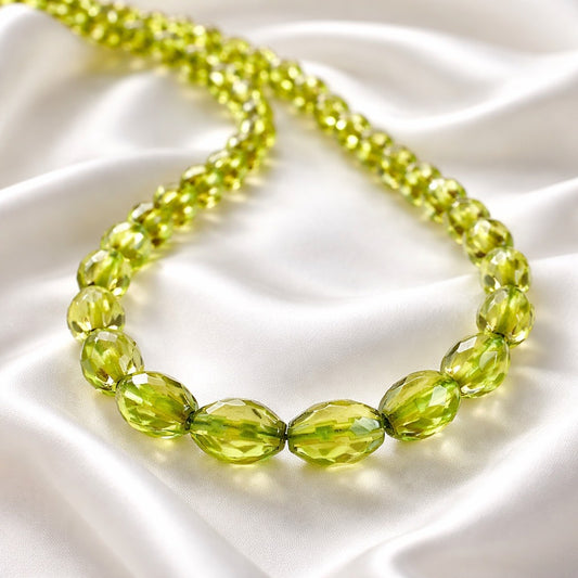Collier aus karibischem Bernstein facettenreich & voller Leuchtkraft