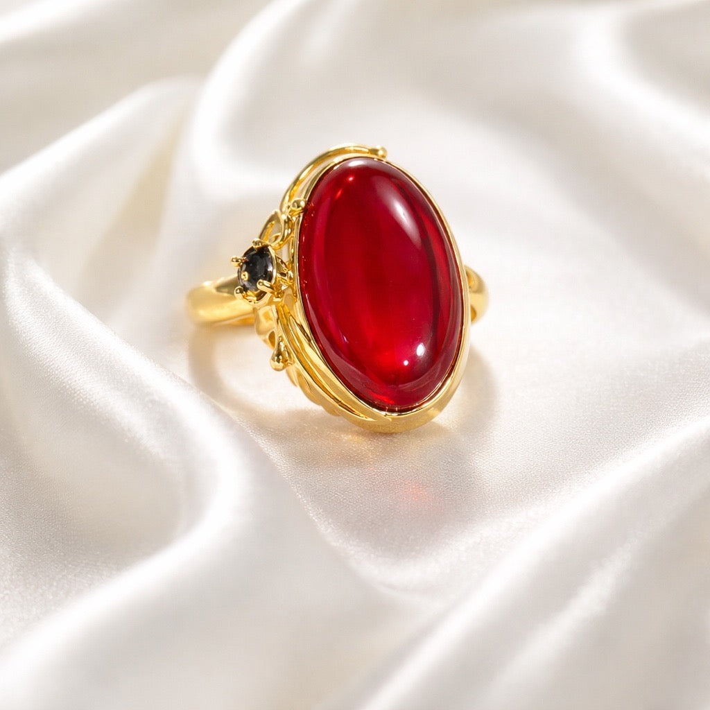 ✨ Ein Statement aus Eleganz & Leidenschaft – Der Ring „Feuer der Seele ✨