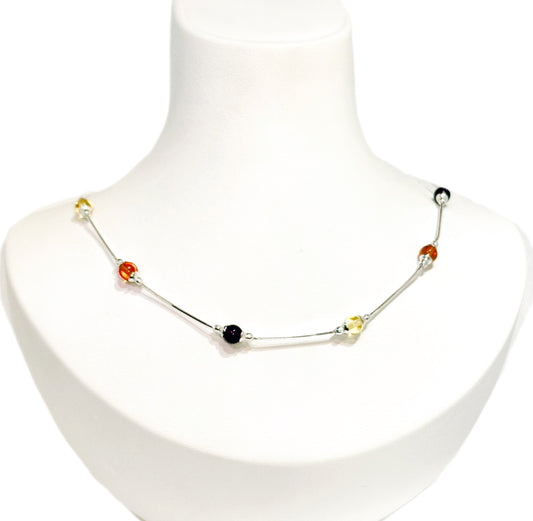 Filigranes Bernstein-Collier – pure Eleganz