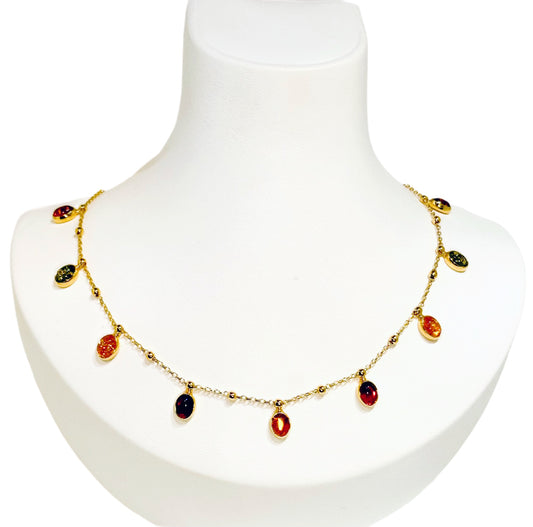 Bernstein-Collier – Farbspiel mit Seele